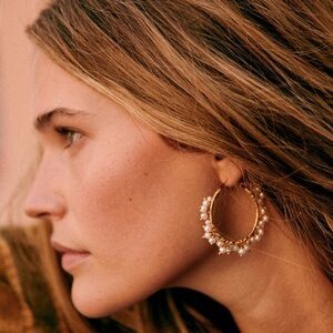 Sézane Leia earrings - worn once!